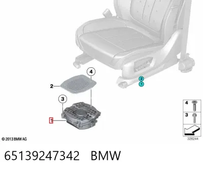Сабвуфер BMW 65139247342