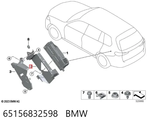  65156832598 BMW
