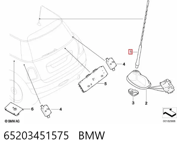 Антенна Mini Clubman I