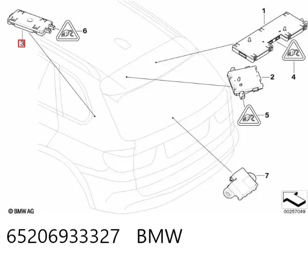  65206933327 BMW