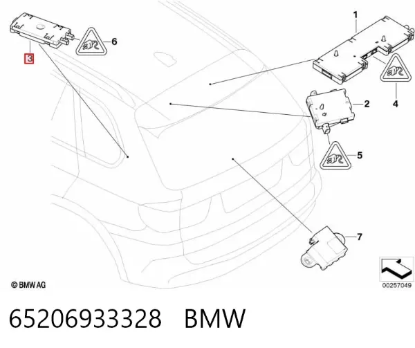  65206933328 BMW