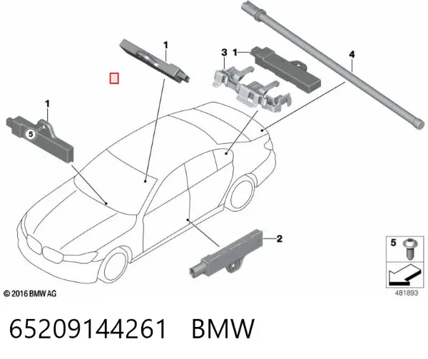 Антенна 9144261 BMW