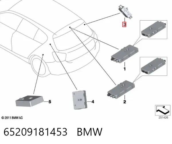  65209181453 BMW