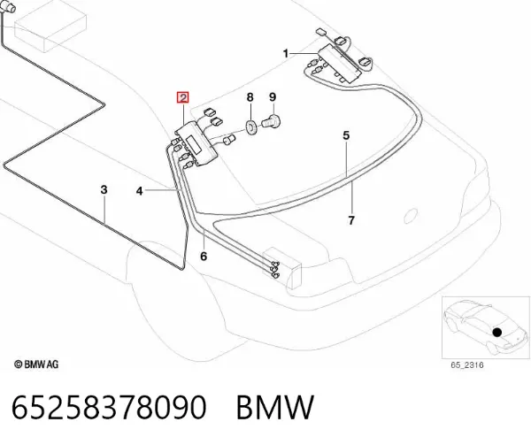  65258378090 BMW