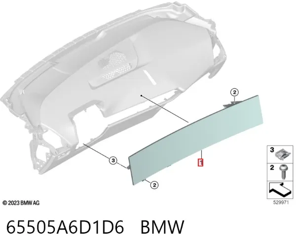 Дисплей многофункциональный 65505A6D1D6 BMW