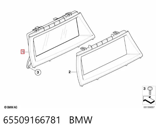 Дисплей многофункциональный 65509166781 BMW