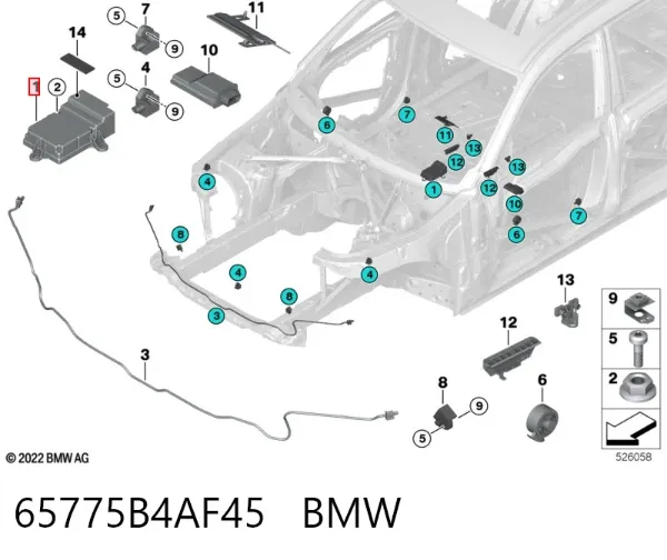  65775B4AF45 BMW