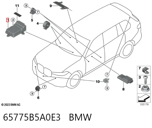  65775B5A0E3 BMW
