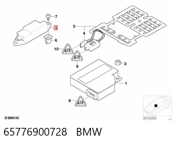 Датчик удара 65776900728 BMW