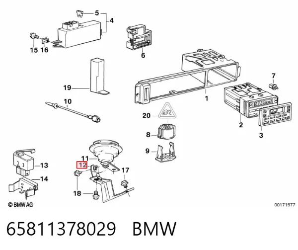  65811378029 BMW