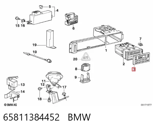  65811384452 BMW
