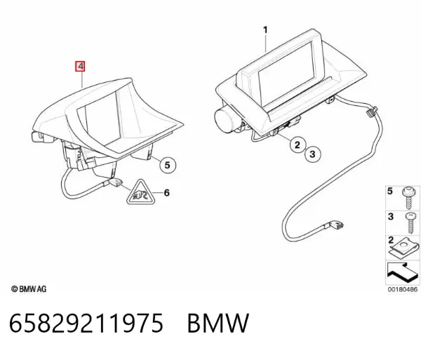 Дисплей многофункциональный 65829211975 BMW
