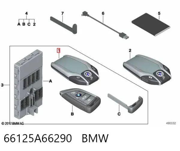  66125A66290 BMW