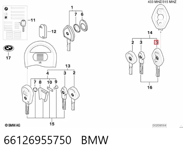  66126955750 BMW