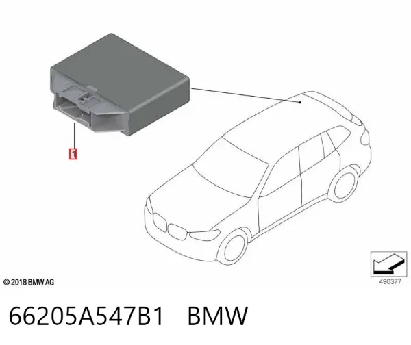  66205A547B1 BMW
