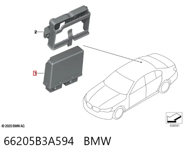  66205B3A594 BMW