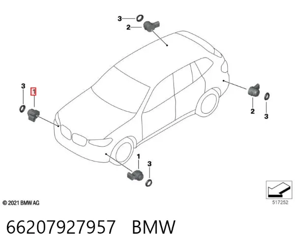  66207927957 BMW