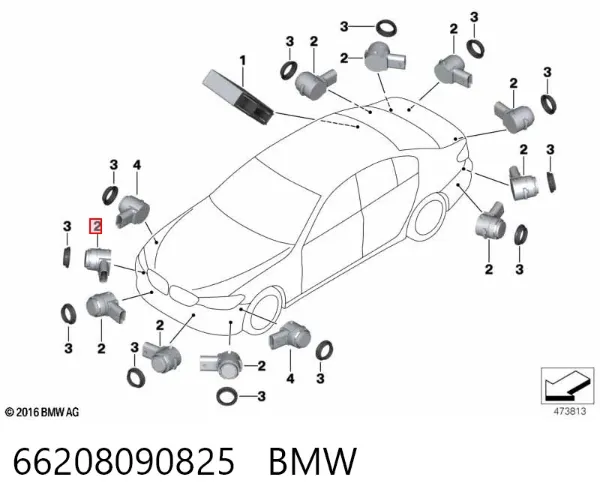  66208090825 BMW