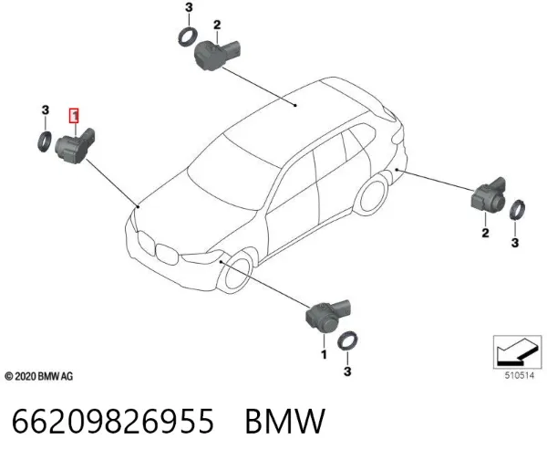  66209826955 BMW