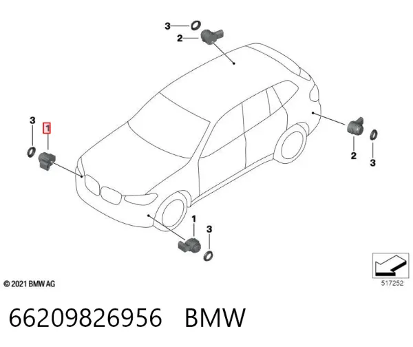  66209826956 BMW