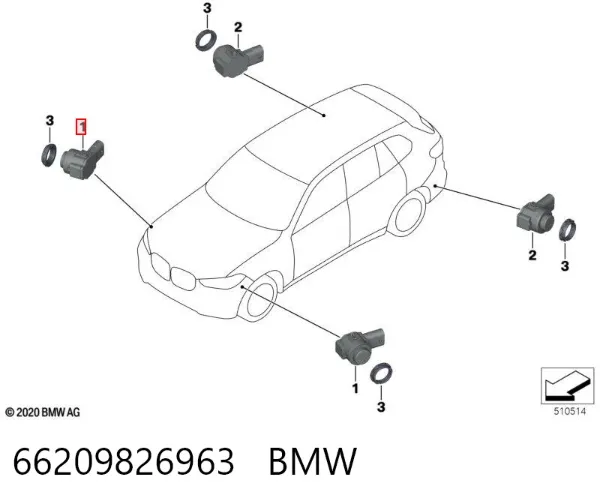  66209826963 BMW