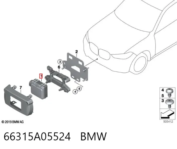  66315A05524 BMW