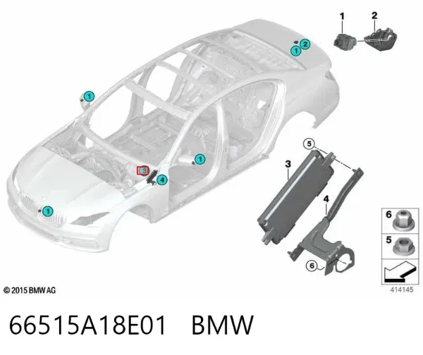  66515A18E01 BMW
