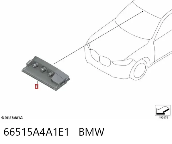  66515A4A1E1 BMW