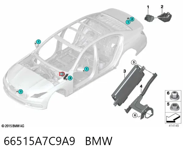  66515A7C9A9 BMW