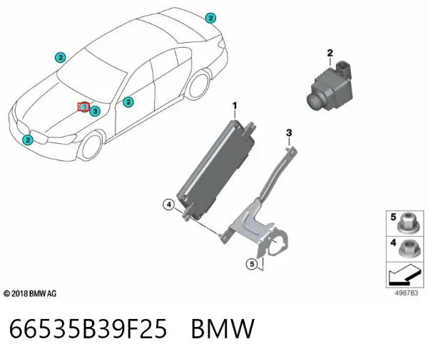  66535B39F25 BMW