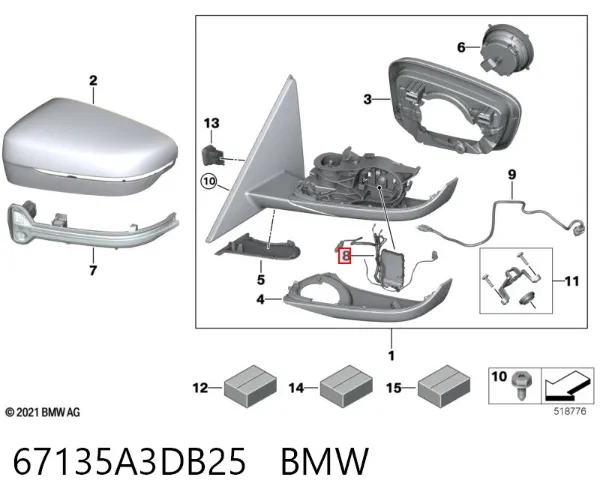  67135A372B7 BMW