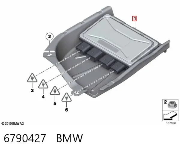 Блок управления рулевого колеса 6790427 BMW