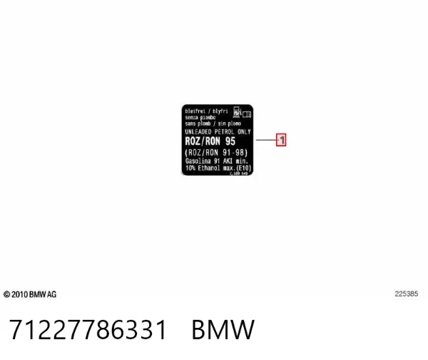  71227786331 BMW