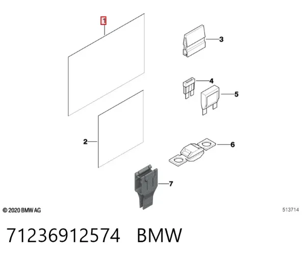  71236912574 BMW