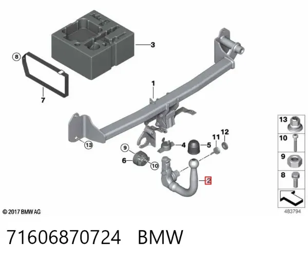  71606870724 BMW