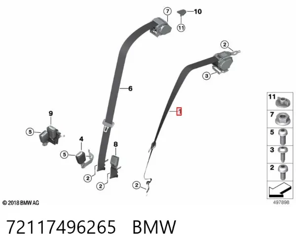  72117496265 BMW