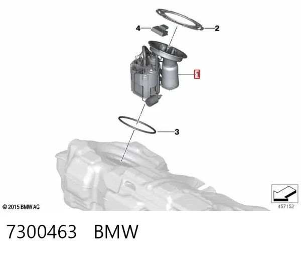 Бензонасос 7300463 BMW