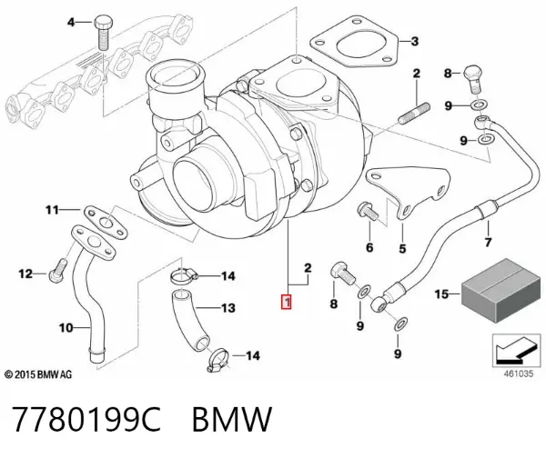 Турбина 7780199C BMW