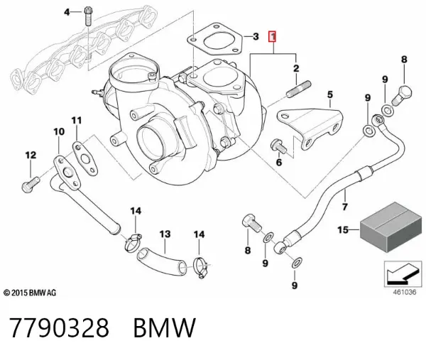 Турбина 7790328 BMW