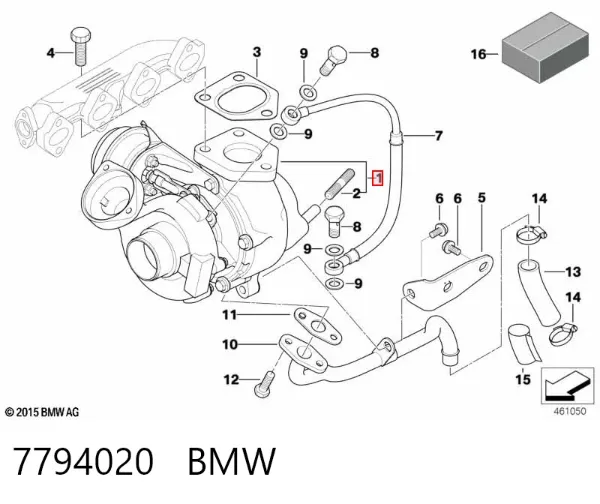 Турбина 7794020 BMW