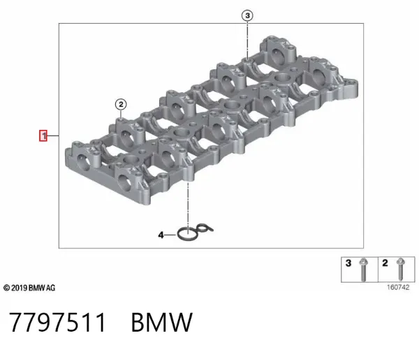 Постель распредвала 7797511 BMW