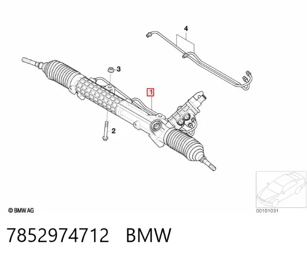 Рулевая рейка 7852974712 BMW