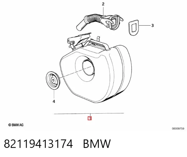 Канистра 82119413174 BMW