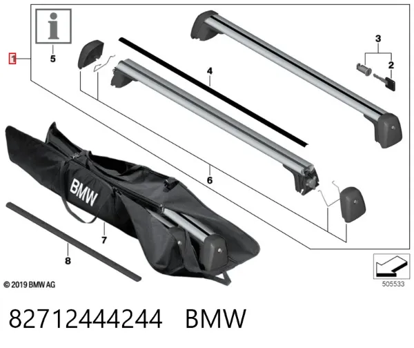  82712444244 BMW