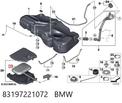 Присадки топливной системы дизельных двигателей BMW 83197221072