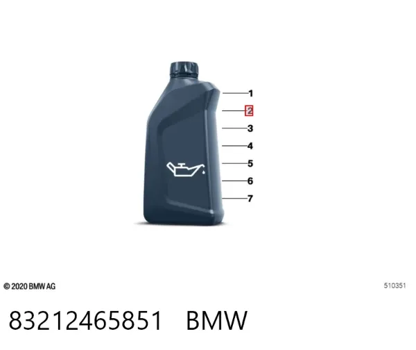 Моторное масло 83212465851 BMW