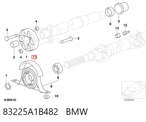  83225A1B482 BMW