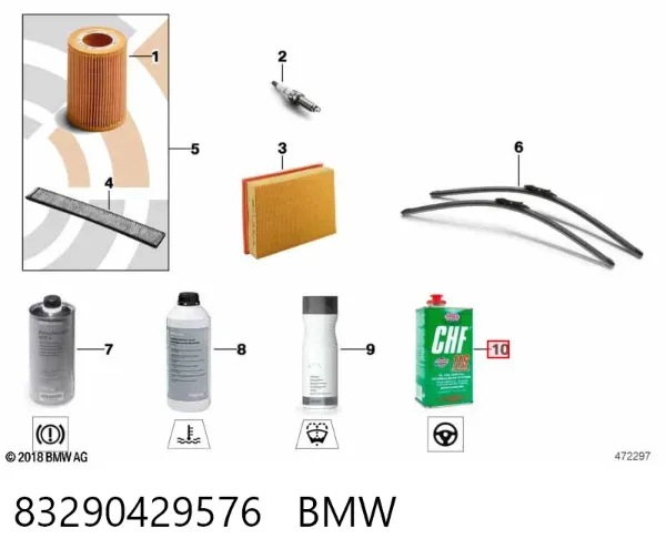 Гидравлическое масло 83290429576 BMW