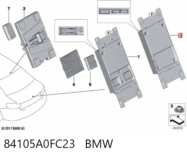  84105A0FC23 BMW