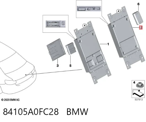  84105A0FC28 BMW